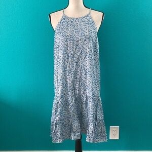 New with tags Tuckernuck Women's Cornflower Swing Dress Sleeveless Floral Tiered